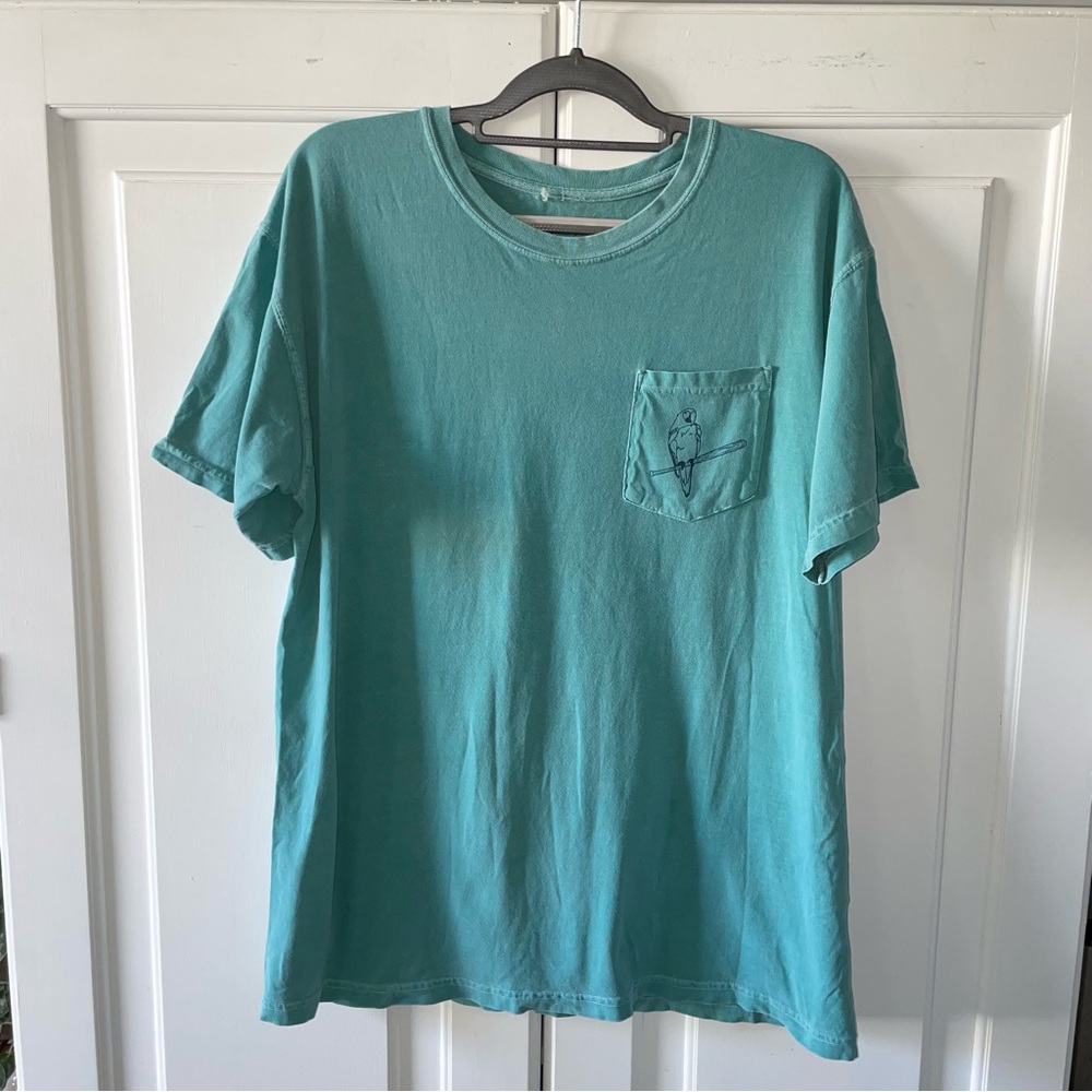 Routine Baseball Curveballs in Paradise Turquoise Short Sleeve Tee